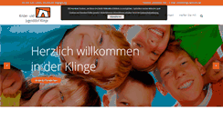 Desktop Screenshot of klinge-seckach.de